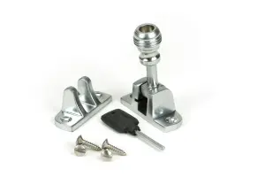 From The Anvil Satin Chrome Prestbury Brighton Fastener (Radiused)