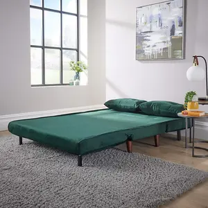 Home Source Morella Green Double Sofa Bed