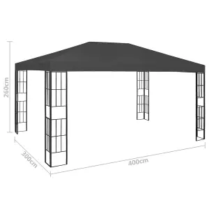 Berkfield Gazebo 3x4 m Anthracite