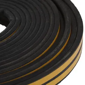 10m Rubber Seal Draught Excluder Self Adhesive Foam Weather Strip Doors Windows