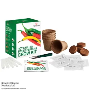 Gift Seed Grow Kit Red Hot Chilli & Sweet Peppers