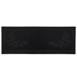 JVL Foliage Scraper Rubber Pin Patio Doormat, 45x120cm