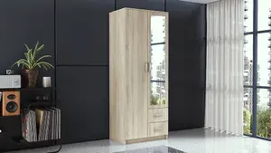 Romana 80 Compact Wardrobe Sonoma Oak