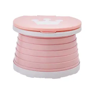 Pink Travel Portable Toilet Car Foldable Potty Seat for Children