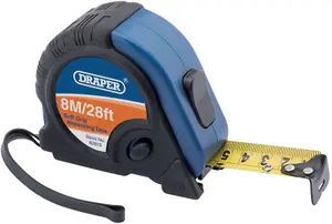 Draper Measuring Tape, 8m/26ft x 25mm 82819