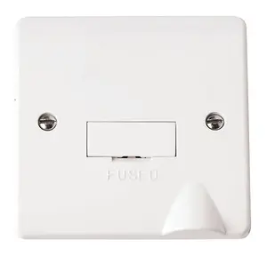 Click Scolmore Mode Flex Outlet Fused Spur Unit 3A 1 Gang White - CMA049