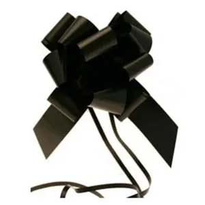 Apac 50mm Pull Bows (Pack Of 20) Black (One Size)