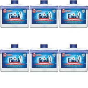 Finish Dishwasher Cleaner original , 250ml (Pack of 6)