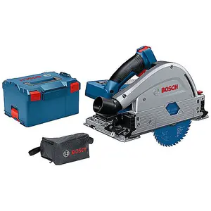 Bosch GKT18V-GC 18v BITURBO Brushless Plunge Saw 140mm + LBOXX + 0.8m Guide Rail