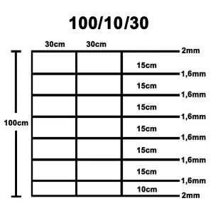 Berkfield Garden Fence Galvanised Steel 50x1 m Silver