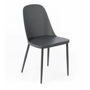 Hallsburg Dining Chair (Set of 4) Dark Grey