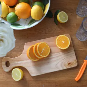 Wooden Chopping Board with Handle - 34cm x 16cm