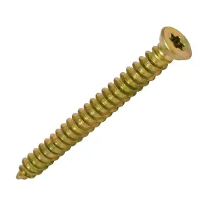 100 x Concrete Frame Screws 75 x 82mm Window Fixings for Masonry Stone & Brick