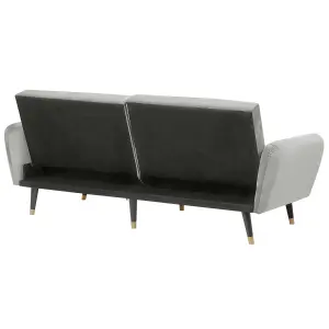 Sofa Bed VIMMERBY Light Grey Velvet