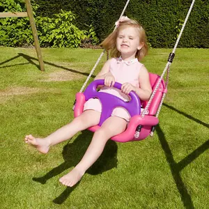 Rebo 3 in 1 Baby Toddler Children's Growable Swing Seat - Pink