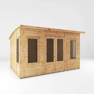 Mercia Helios 12x8 ft with Double door & 4 windows Curved Wooden Summer house