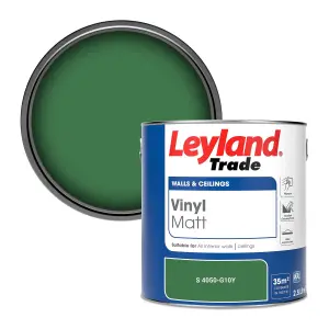 Leyland Trade Vinyl Matt Walls & Ceilings Emulsion Paint (S 4050-G10Y) 2.5L