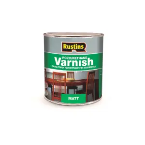 Rustins Polyurethane Varnish Matt - Clear 1ltr