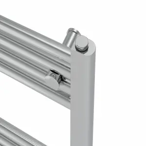 Rinse Modern Bathroom Heated Towel Rail Ladder Radiator 1400x500mm Straight for Bathroom Kitchen Chrome