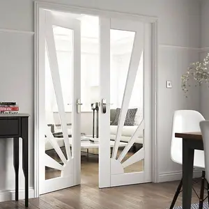 Aurora Glazed White Internal Door