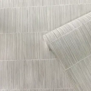 Galerie Boutique Collection Shimmery Geometric Bamboo Stripe Wallpaper