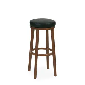 Ferrante Upholstered Counter Stool with Solid Wood Frame