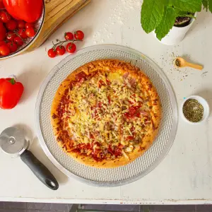 Argon Tableware Aluminium Pizza Screen - 14" - Pack of 2