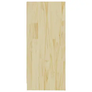 Berkfield Side Cabinet 35.5x33.5x76 cm Solid Pinewood