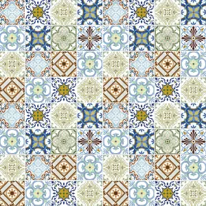 Geo Moroccan Large Mosaic Tile - House of Mosaics