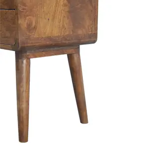 Firger 2 Drawer Bedside Table