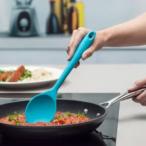 Zeal Silicone Cooking Spoon Aqua Blue