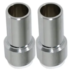 SPARES2GO Radiator Valve 15mm x 10mm Pushfit Chrome Speed Fit Reducing Straight Compression Stem (Pack of 4)