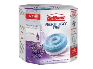 Aero 360 Moisture Absorber Aromatherapy Lavender Refills (Pack Of 6 Tabs)