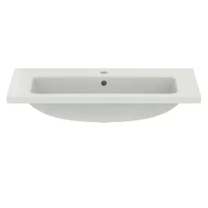 Ideal Standard i.life S Gloss White Rectangular Vanity Basin (W)80cm