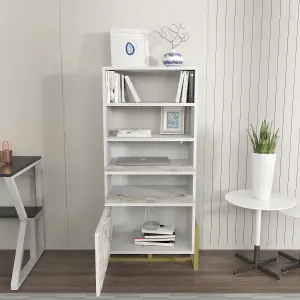 Decorotika - Utopia Bookcase Bookshelf Shelving Unit with 3 Cabinets and 2 Shelves