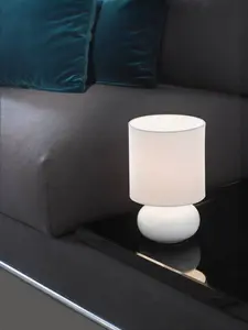 EGLO Trondio White Ceramic Modern Table Lamp