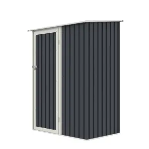 BillyOh Knighton Pent Metal Shed - 5x3 Grey