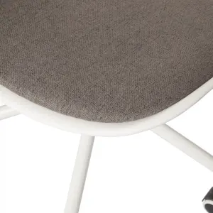 Tivissa White Office chair (H)820mm (W)480mm (D)560mm