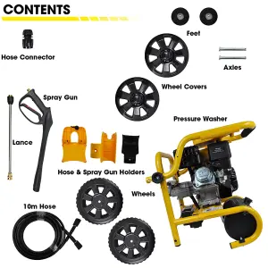 Petrol Electric Start Pressure Washer