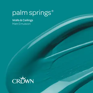 Crown Walls & Ceilings Matt Emulsion Paint Palm Spring - 2.5L