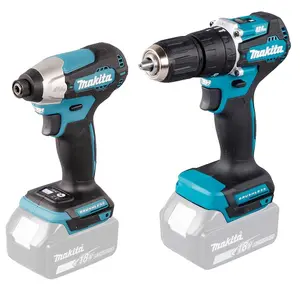 Makita 18v DLX2414 Brushless Kit DHP487 Hammer Drill DTD157 Impact Driver Bare