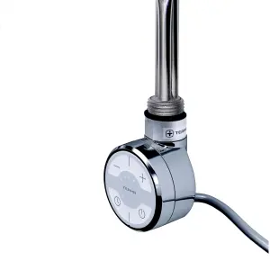 Terma MOA Chrome effect 800W Thermostatic Heating element, ½" BSP