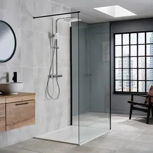 Triton Velino Gloss Chrome effect Thermostatic Mixer Multi head shower