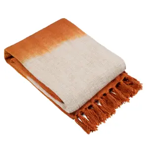 Yard Mizu Dip Dye Fringed Throw