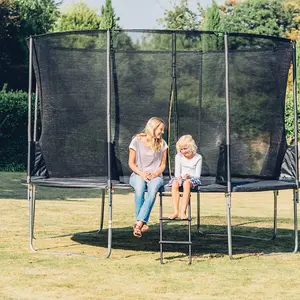 14ft Space Zone II SpringSafe Trampoline and Enclosure