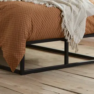 Birlea Soho Metal Platform Single Bed Black