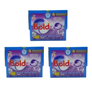 Bold All-in-1 Pods Washing Liquid Laundry Detergent Lavender & Camomile 13 Pods (Pack of 3)