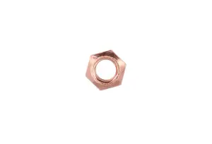 Connect 35412 Copper Flashed Nut M8 x 1.25 x 13mm Hex 10pc