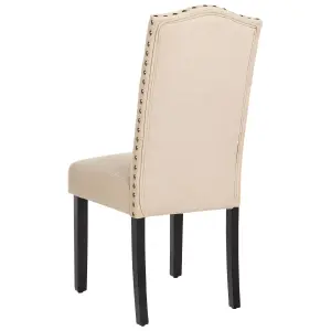 Beliani Traditional Dining Chair SHIRLEY Beige