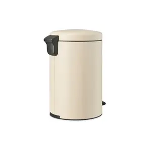 Brabantia NewIcon 20 Litre Soft Closing Pedal Bin Soft Beige